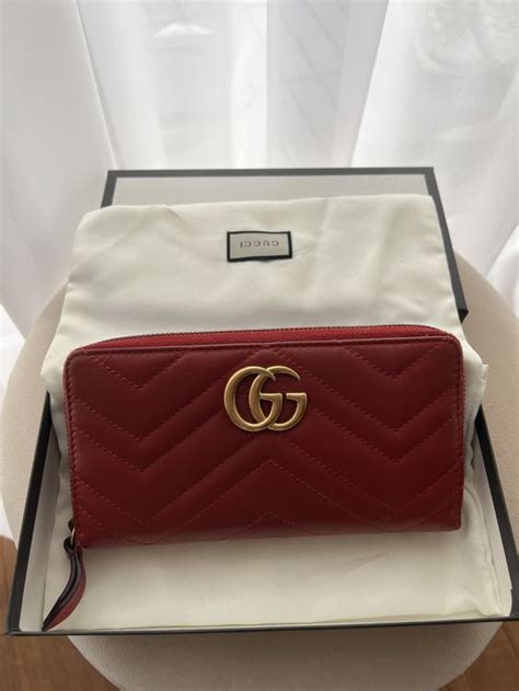 gucci portemonnaie rot